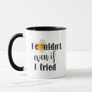 Äggfrukost, rolig frukostkaffe mugg