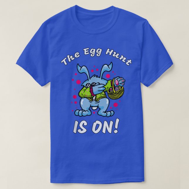 Ägghunt är på t shirt (Design framsida)