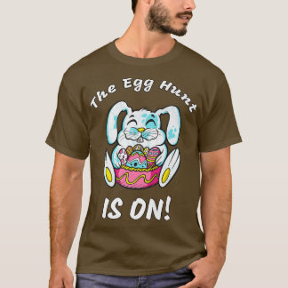 Ägghunt är på t shirt
