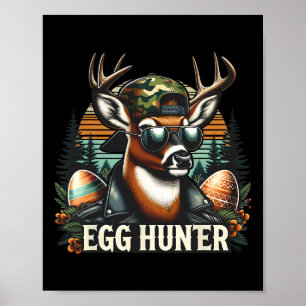 Äggjägare Hjort Bock Bakåt Keps Hjortjakt Påsk Poj Poster