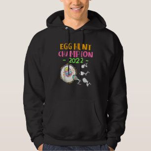 Äggjaktmästare 2022 Påsk Gravid Announceme Hoodie