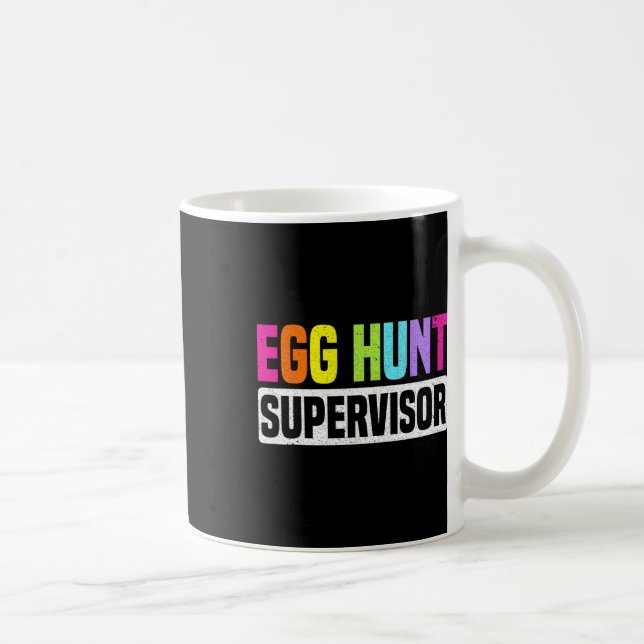Äggjaktssupervisor Rolig äggjaktfest Mamma Pappa Kaffemugg (Höger)