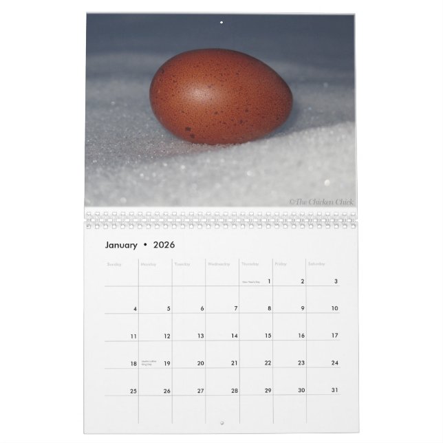 Äggkalender Kalender (Jan 2026)