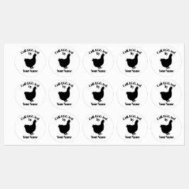 Äggkartong Stickers Coll- EGG- TED by ITT NAME