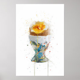 Äggkopp Poster