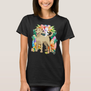 Äggkorg Kanin Ridande Labrador Retriever Hund Påsk T Shirt