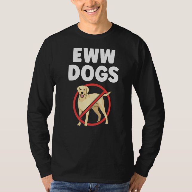 Äggkött från nötkreatur och andra oxdjur i Hundar T Shirt (Framsida)