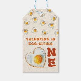 Äggkräkning Baby BBQ första födelsedag Presentetikett