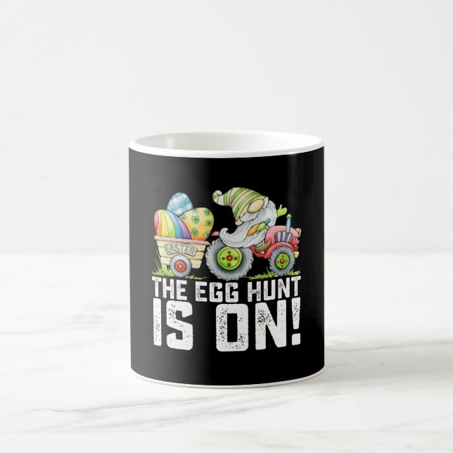 Äggleken Är I Gång Tomte Rolig Påsk Kaffemugg (Center)