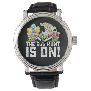Äggleken är på Gnome Rolig påsk Armbandsur