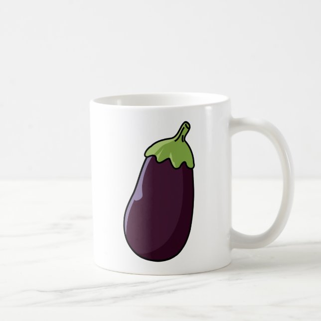 äggplanta-3094 kaffemugg (Höger)
