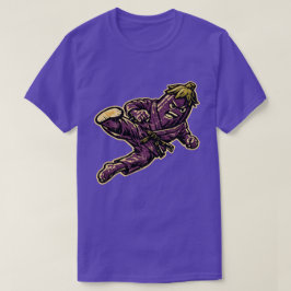 Äggplanta Judoka - Vintage Retro Street Fighter T Shirt