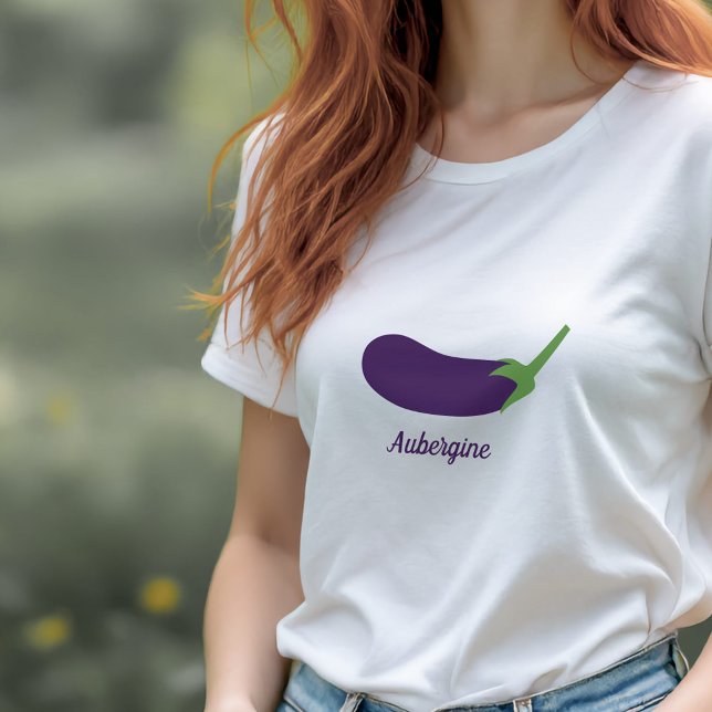 Äggplanta T Shirt (Eggplant Woman T-Shirt)