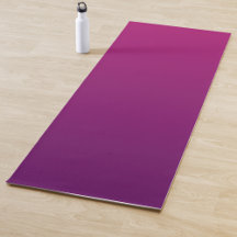 Äggplants gradient Färg Yoga Mat