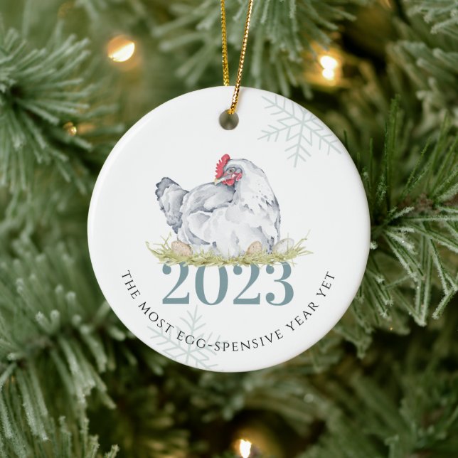 Äggpriser | Roliga julklappar julen 2023 Julgransprydnad Keramik (Träd)