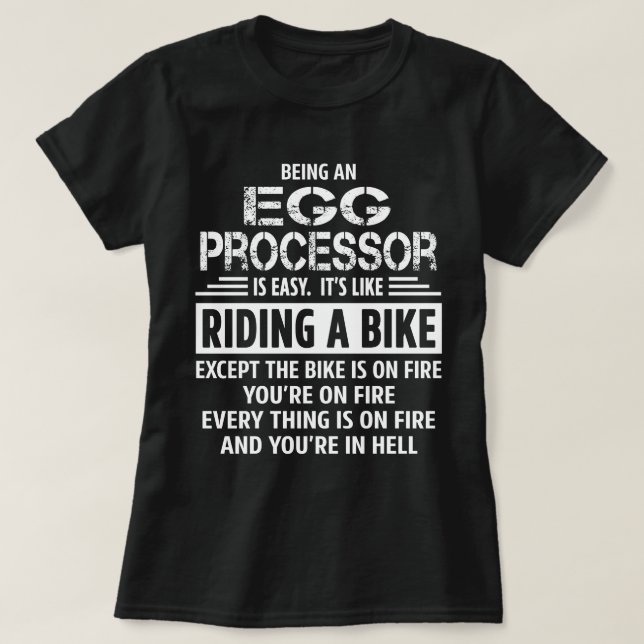 Äggprocessor T Shirt (Design framsida)