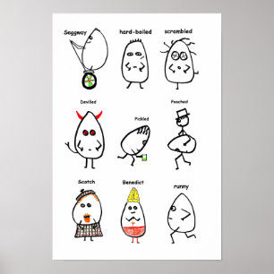 Äggpunk Poster