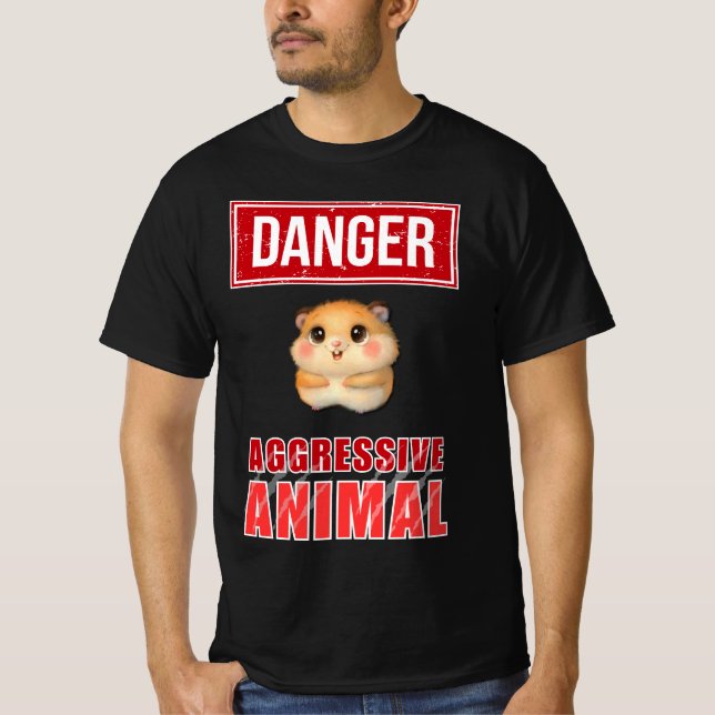 Aggressiv Animal T Shirt (Framsida)