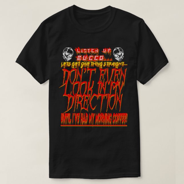 Aggressiv Coffee Älskare-Shirt Tröja (Design framsida)