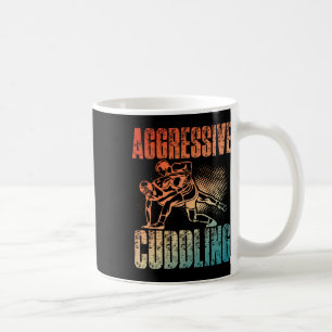 Aggressiv Cuddling Wrestling Retro Vintage Wrestl Kaffemugg
