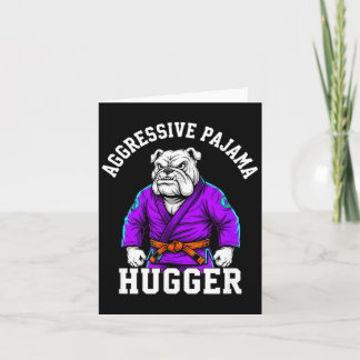 Aggressiv Pyjamas Hugger Jiu Jitsu Grappling Rolig Kort