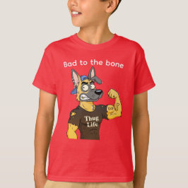 Aggressive German Shepherd Thug Life Dog Shirt T