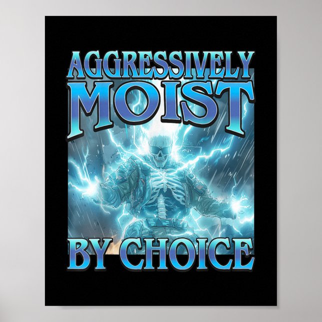 Aggressivt fuktig efter eget val - Lönsam hård Ske Poster (Framsidan)