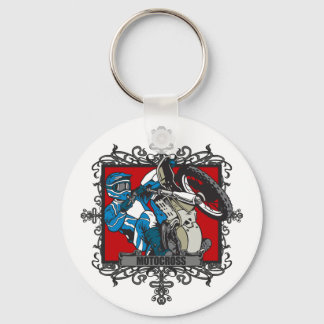 Aggressivt motocross nyckelring