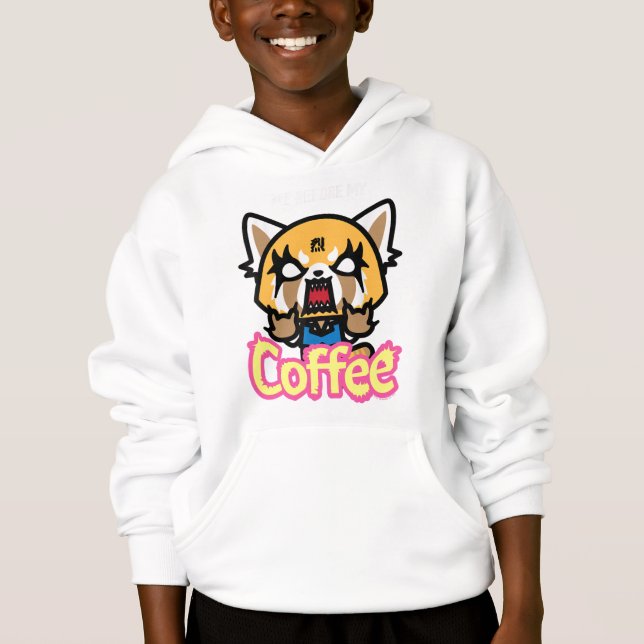 Aggretsuko jag behöver min kaffe Rage Tee (Framsida)