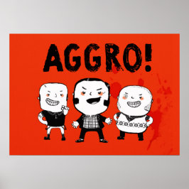 AGGRO Boys är inte rädd! Poster