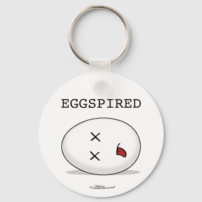 Äggspired-(Utgånget ägg) Nyckelring (Framsida)