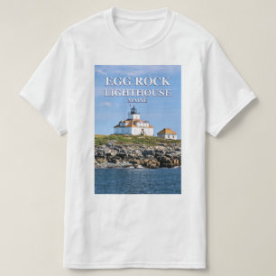 Äggstenfyr, pubhamnMaine T-tröja T Shirt
