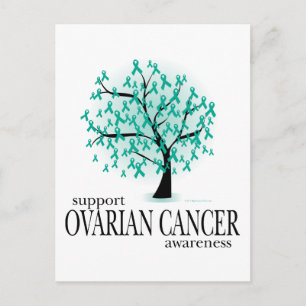 Äggstockscancer Träd Vykort