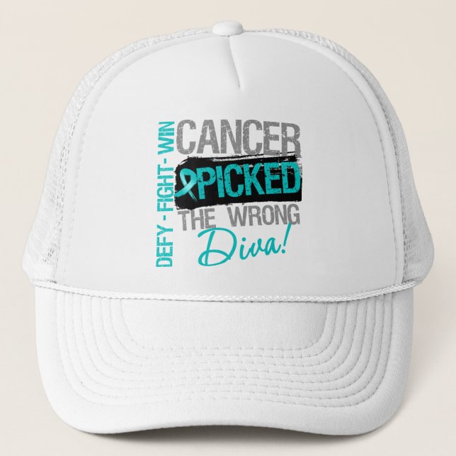 Äggstockscancer Valde Fel Diva Keps (Framsida)