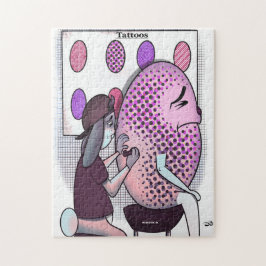Äggtattoos Jigszle Puzzle Pussel