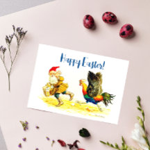 Äggtjuv Vintage rolig Jenny Nyström Påsk