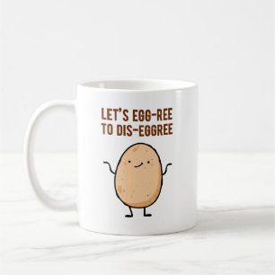 Äggträd till Dis-äggree-Egg Pun Mugg