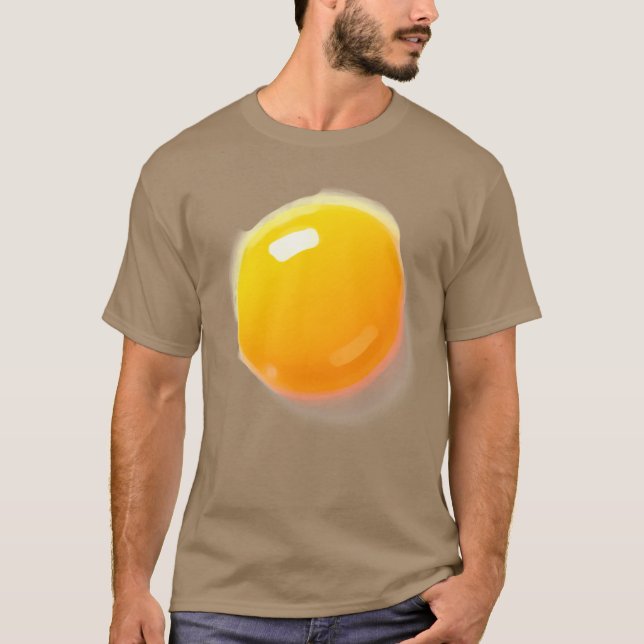 Äggula vän t shirt (Framsida)