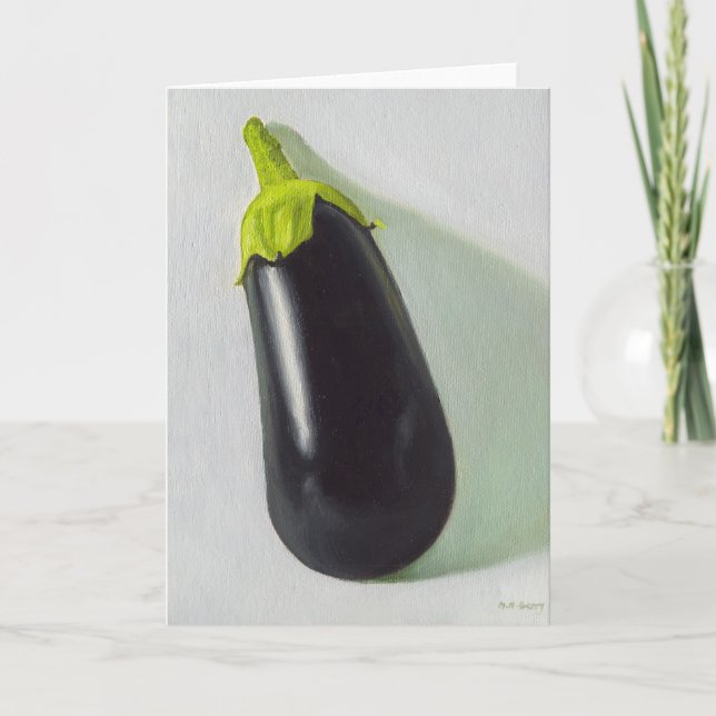 Äggväxt/Aubergine Kort (Framsida)