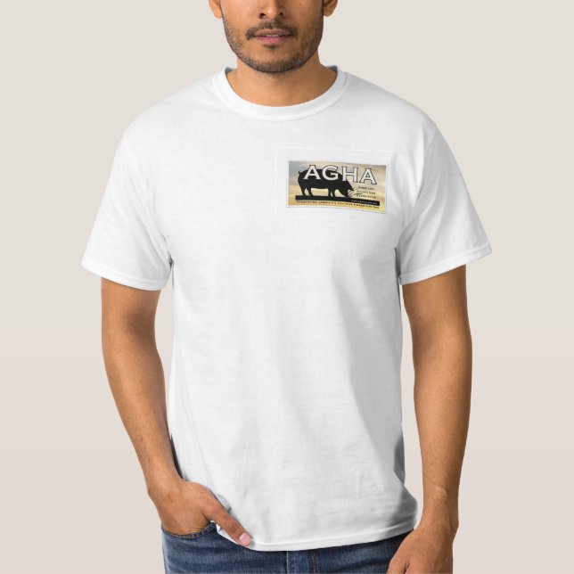AGHA-logotyp på manar Tshirt T Shirt (Framsida)