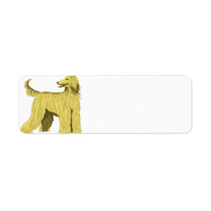 Aghan hound art.png returadress etikett