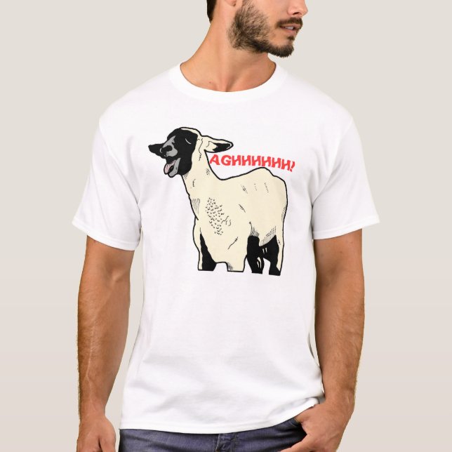 AGHHHHHHHH! Skrikig getutslagsplats Tee Shirt (Framsida)