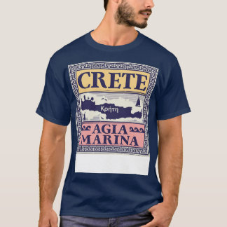 Agia Marina Crete Grekland T Shirt