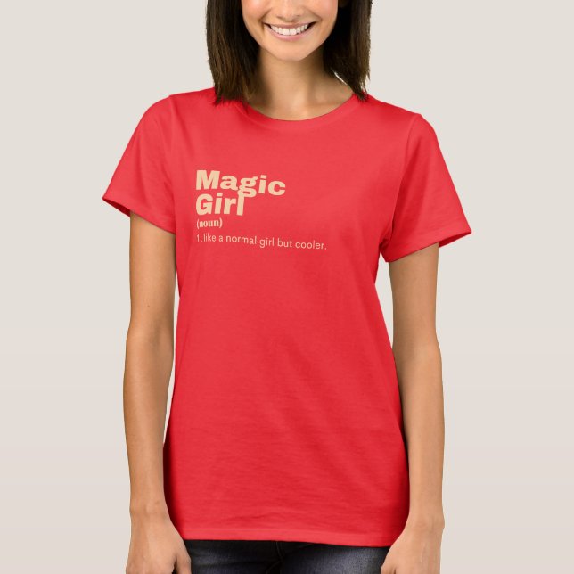 agic Girl - Magic T Shirt (Framsida)