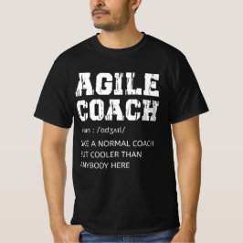 Agile Coach-definition för någon som förbättrar Ag T Shirt
