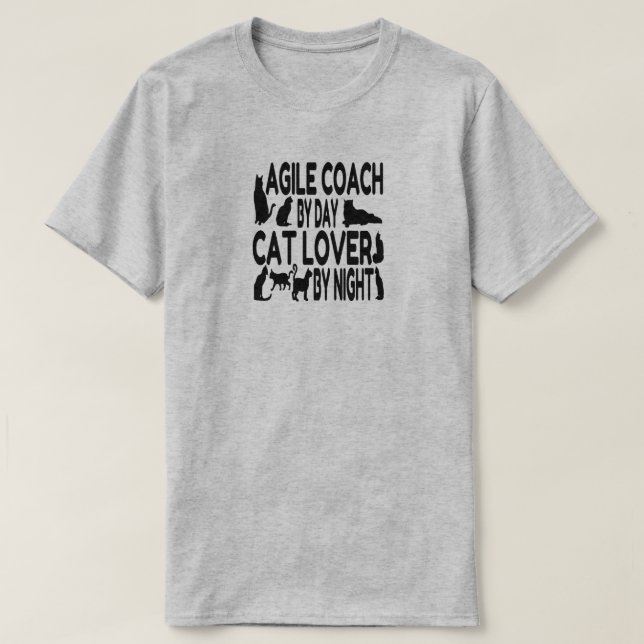 Agile Coach Kärlek Cats T Shirt (Design framsida)