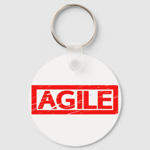 Agile Frimärke Nyckelring