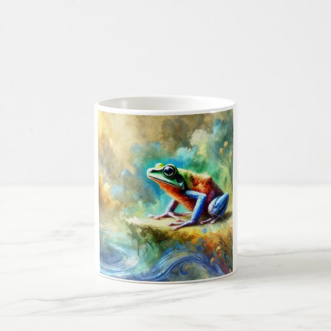 Agile Frog 310724AREF150 - Watercolor Kaffemugg (Center)