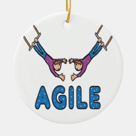 Agile Julgransprydnad Keramik