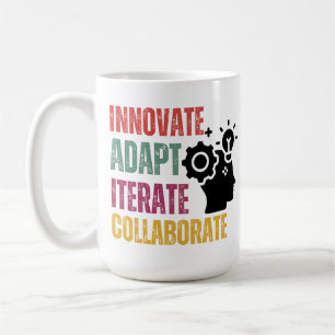 Agile Mindset Core Principles Positive Thinking Kaffemugg